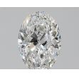 0.7 Carat Oval D SI1 - EX VG GIA Natural Diamond