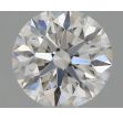 0.45 Carat Round E VVS2 EX GIA Natural Diamond