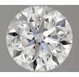 0.5 Carat Round F VS2 GD EX GIA Natural Diamond