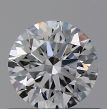 0.63 Carat Round E VVS1 EX GIA Natural Diamond