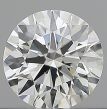 0.35 Carat Round E VVS1 EX GIA Natural Diamond