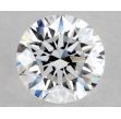 0.52 Carat Round D VVS1 EX GIA Natural Diamond