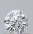 0.38 Carat Round E VVS2 EX GIA Natural Diamond