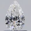 0.50 Carat Pear E VVS2 - VG EX GIA Natural Diamond