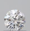 0.56 Carat Round E VVS1 EX GIA Natural Diamond