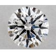 0.56 Carat Round F VVS2 EX GIA Natural Diamond