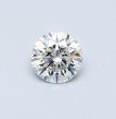 0.36 Carat Round H VVS2 EX VG GIA Natural Diamond