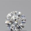 0.45 Carat Round F SI1 EX GIA Natural Diamond