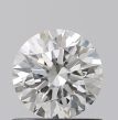 0.60 Carat Round H VVS1 EX GIA Natural Diamond