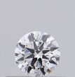 0.23 Carat Round D SI1 VG GIA Natural Diamond