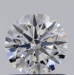 0.70 Carat Round E VS1 EX VG GIA Natural Diamond