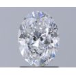 1.51 Carat Oval D SI1 - EX GIA Natural Diamond