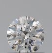 0.56 Carat Round H VVS2 EX GIA Natural Diamond