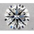 0.40 Carat Round F SI2 EX GIA Natural Diamond