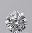 0.45 Carat Round D VVS2 VG EX GIA Natural Diamond