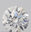 0.5 Carat Round G SI1 EX GIA Natural Diamond