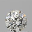 0.50 Carat Round H VS2 EX VG IGI Natural Diamond