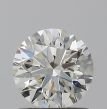 0.9 Carat Round H VVS1 EX IGI Natural Diamond