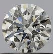 0.56 Carat Round F VVS1 EX GIA Natural Diamond