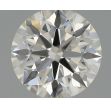 0.56 Carat Round H VVS2 EX IGI Natural Diamond