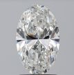 1.51 Carat Oval F VVS2 - EX GIA Natural Diamond