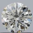 0.6 Carat Round F VVS1 EX GIA Natural Diamond