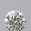 0.53 Carat Round J VVS2 EX GIA Natural Diamond