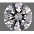 0.45 Carat Round E VVS2 EX GIA Natural Diamond