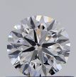 0.45 Carat Round D VS2 VG EX GIA Natural Diamond