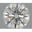 0.57 Carat Round F VVS1 EX GIA Natural Diamond