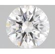 0.5 Carat Round F VVS2 EX GIA Natural Diamond