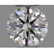 0.18 Carat Round F VVS2 EX GIA Natural Diamond