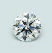 0.71 Carat Round D VVS1 EX GIA Natural Diamond