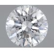 0.39 Carat Round D VVS1 EX GIA Natural Diamond