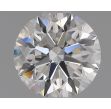 0.63 Carat Round E VVS2 EX GIA Natural Diamond