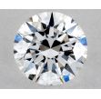 0.35 Carat Round D VVS2 EX VG GIA Natural Diamond