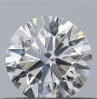 0.38 Carat Round F IF EX GIA Natural Diamond