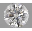 0.35 Carat Round F VVS1 EX IGI Natural Diamond