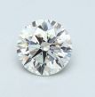 0.71 Carat Round I VVS2 VG EX GIA Natural Diamond