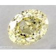 1.12 Carat Oval Fancy Yellow IF - EX VG GIA Natural Diamond