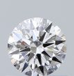 0.56 Carat Round F IF EX GIA Natural Diamond