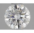 0.53 Carat Round F VVS2 EX IGI Natural Diamond