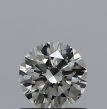 0.56 Carat Round K VVS1 EX GIA Natural Diamond