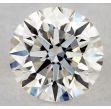 0.35 Carat Round I VVS1 EX GIA Natural Diamond