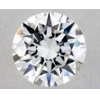 0.38 Carat Round D VVS2 EX GIA Natural Diamond