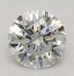 0.50 Carat Round F VS1 VG EX GIA Natural Diamond