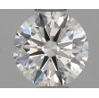 0.57 Carat Round H VS1 EX IGI Natural Diamond