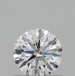 0.51 Carat Round D VVS2 EX GIA Natural Diamond