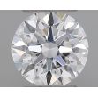 0.18 Carat Round D VVS2 EX GIA Natural Diamond