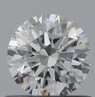 0.56 Carat Round F VVS2 EX GIA Natural Diamond